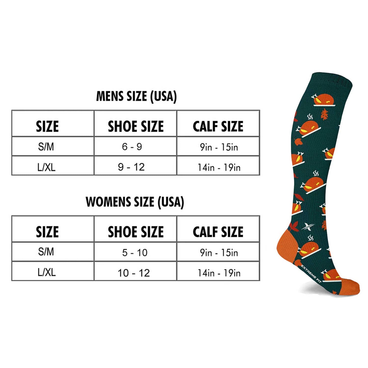 Extreme Fit Wholesale - NOVELTY COLLECTION COMPRESSION SOCKS - 6 ASST STYLES