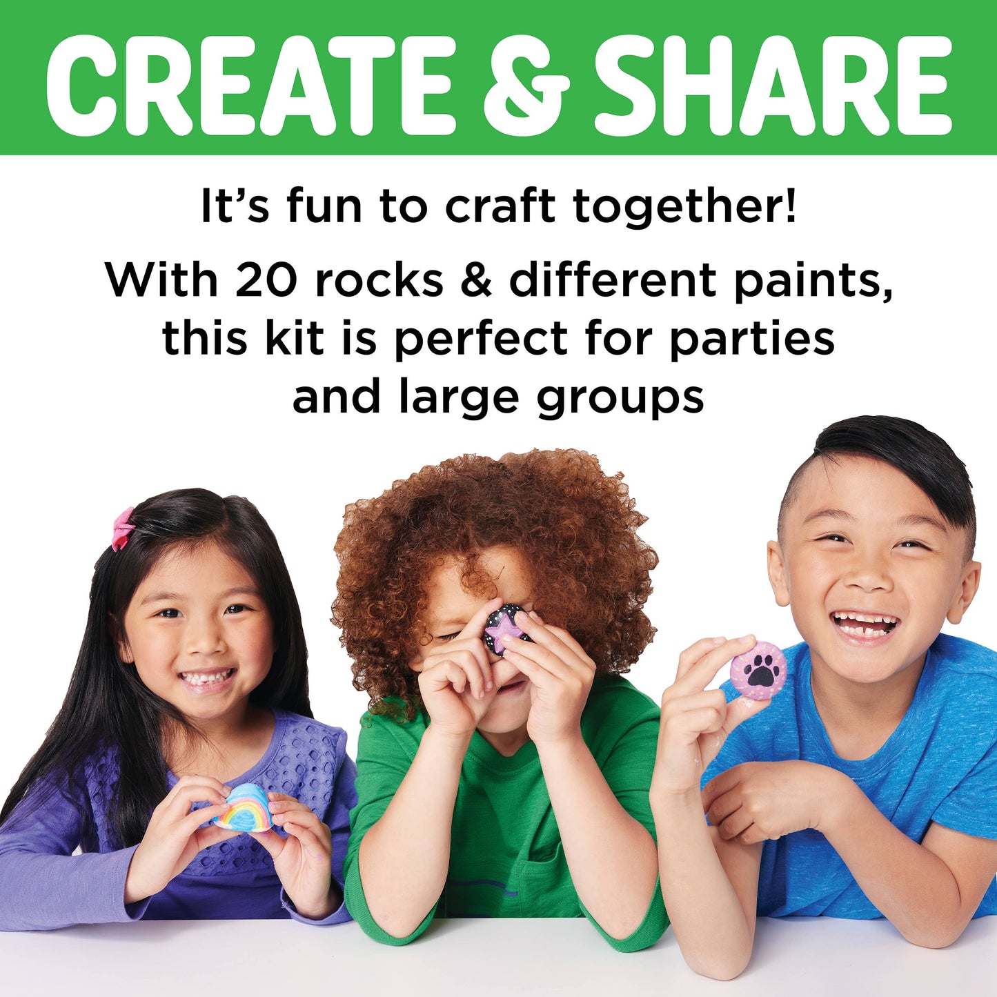 Rock Snake Bucket - Rock Painting Craft