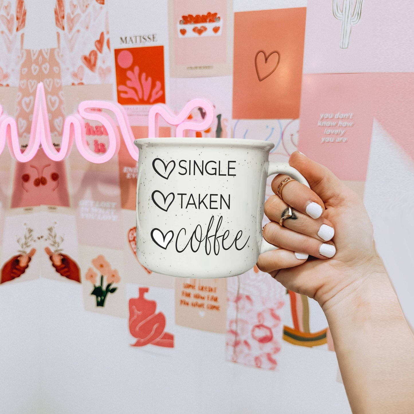 Gia Roma - Funny Coffee Mugs for Women | Self Love Gifts | Ceramic Cups