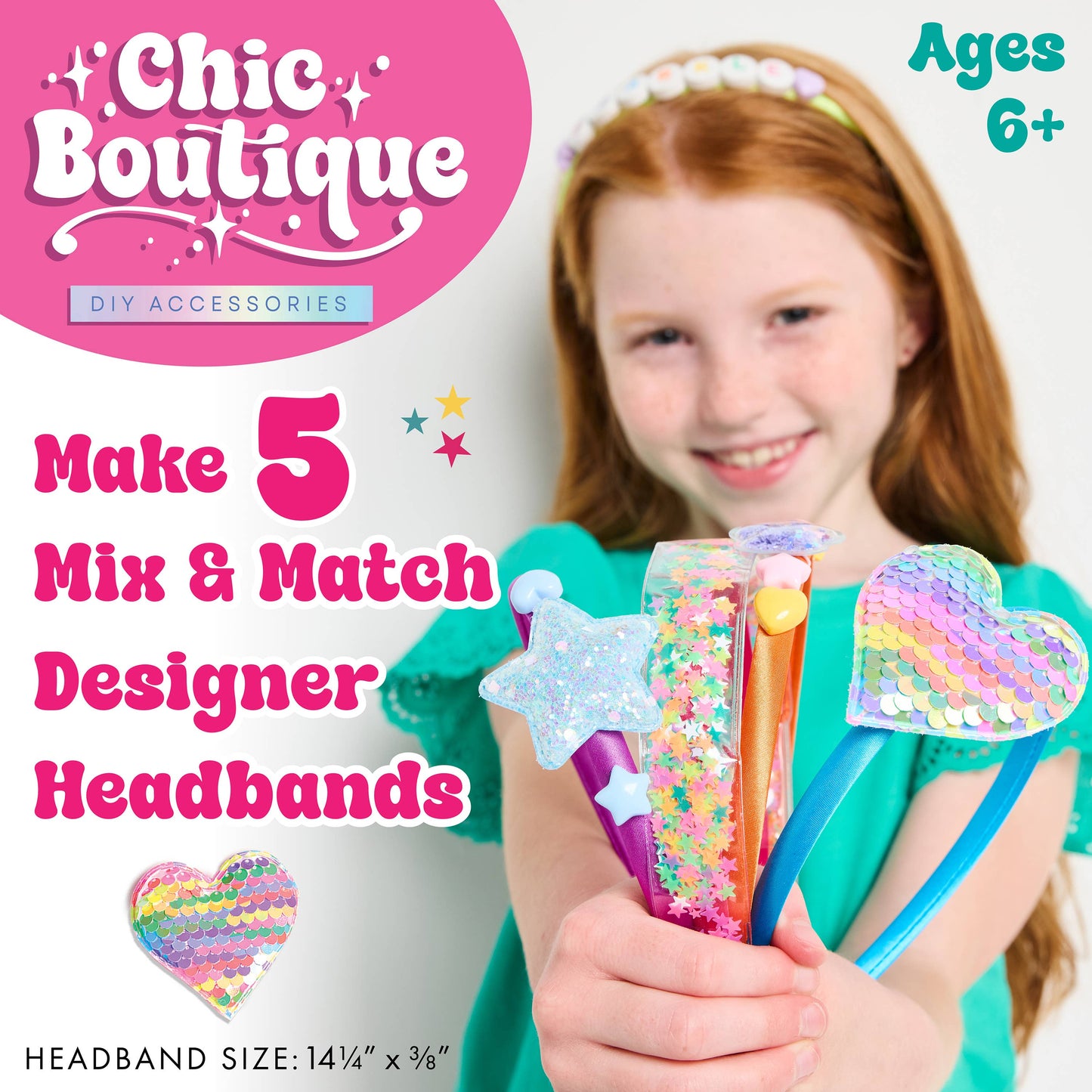 Faber-Castell / Creativity for Kids - Chic Boutique Headbands Craft Kit for Kids