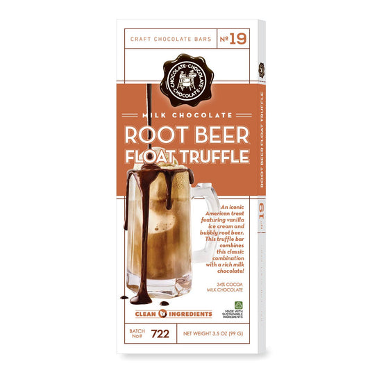 Chocolate Chocolate Chocolate Company - NO 19 - Milk Root Beer Float Truffle Bar 3.5 OZ
