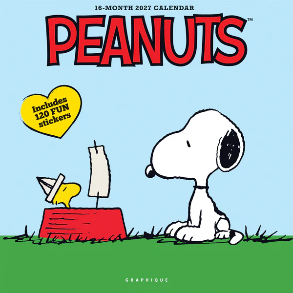 Peanuts: Happiness Is Large Wall Calendar