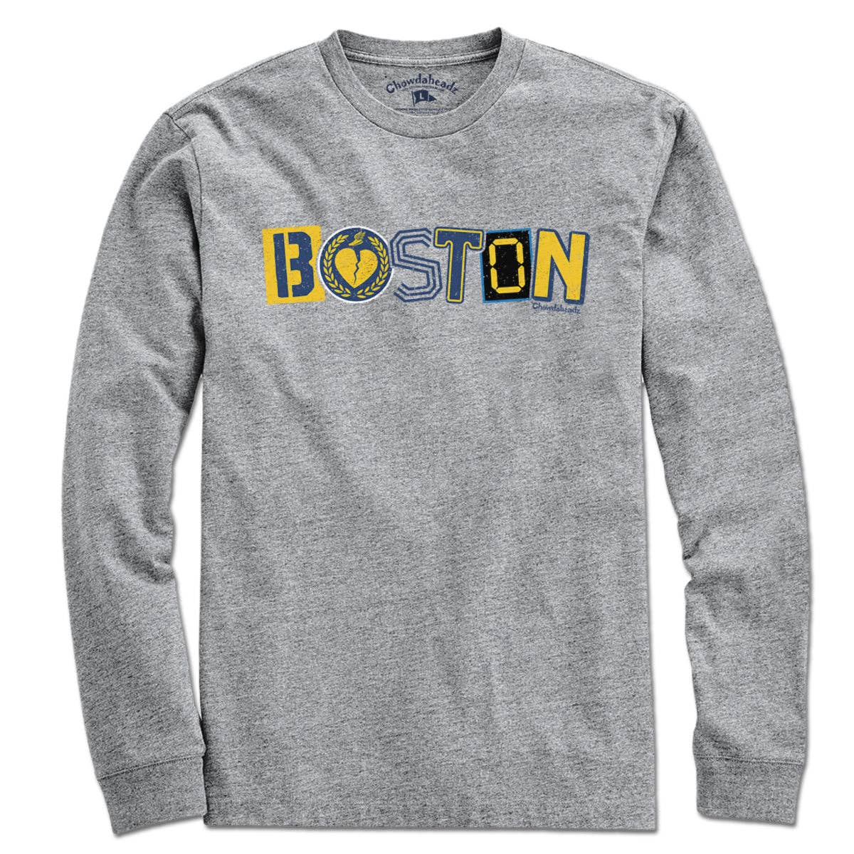 Boston Runner's Pride T-Shirt | Gray / Unisex / L