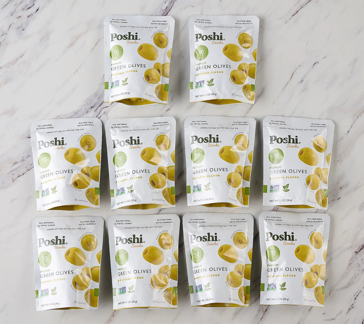 POSHI - Poshi Olives - Green Premium Olives 1.1oz/300