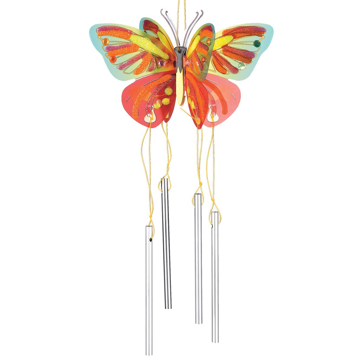 Faber-Castell / Creativity for Kids - Butterfly Wind Chime Mini Kit - DIY Craft Kit for Kids