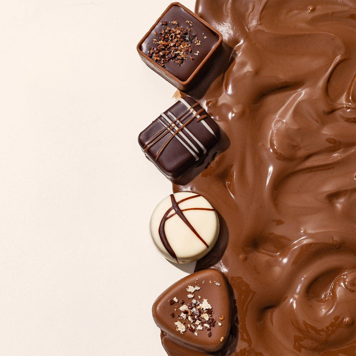 Gourmet Gift Basket with Assorted Truffles & Nuts