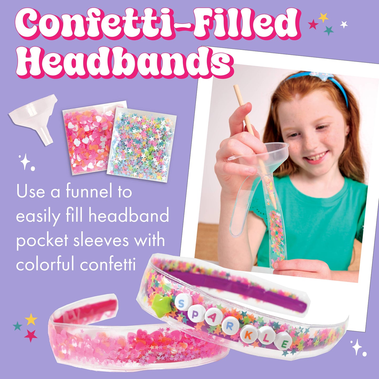 Faber-Castell / Creativity for Kids - Chic Boutique Headbands Craft Kit for Kids