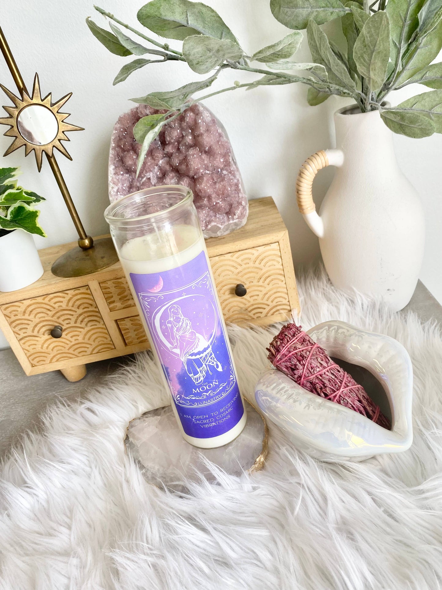 Lunastry - Moon Prayer Candle