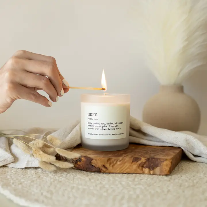 Mom Definition Soy Candle 10.5oz Glass Jar