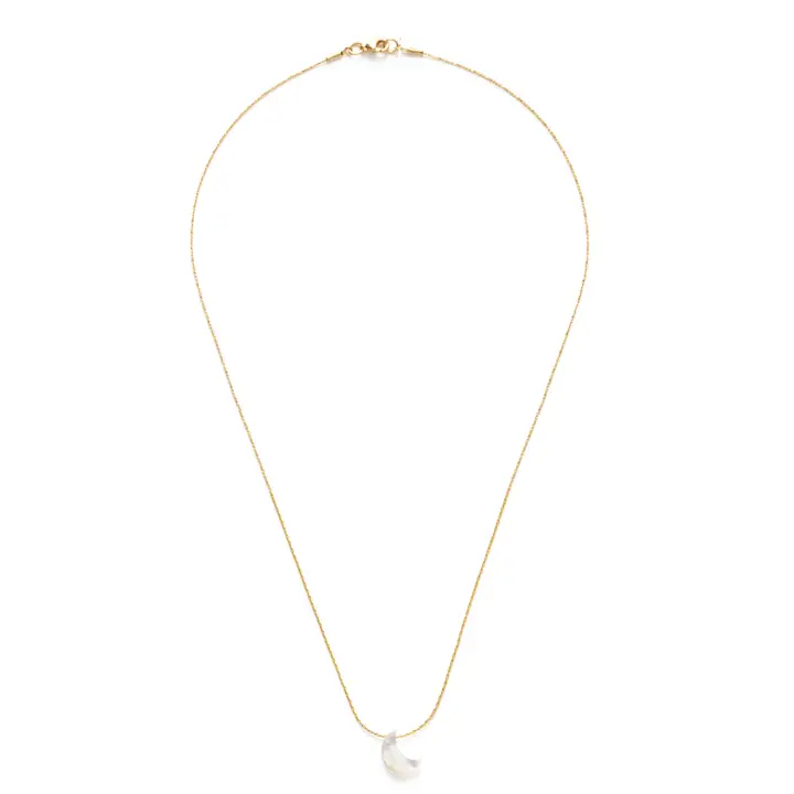 Mother of Pearl Moon Necklace