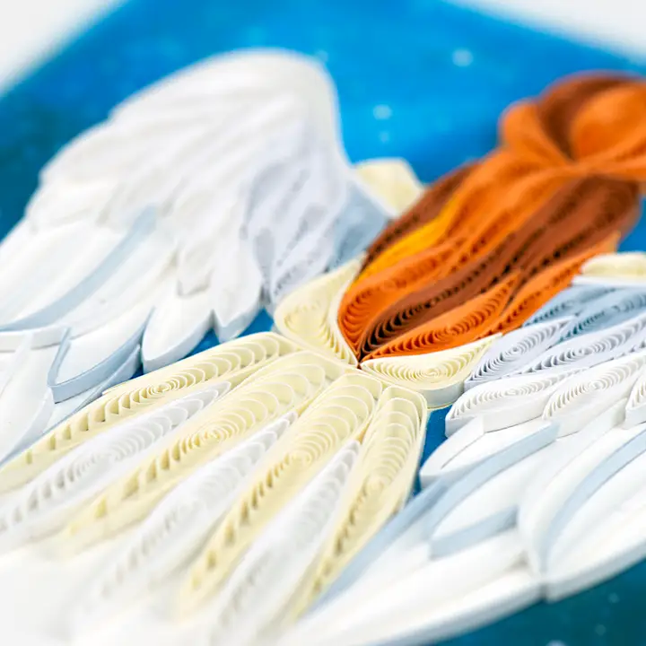 Angel Quilling Card