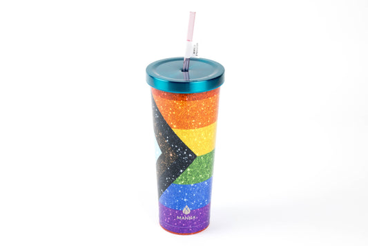 Pride 24oz Chilly Tumbler Rainbow Geometric