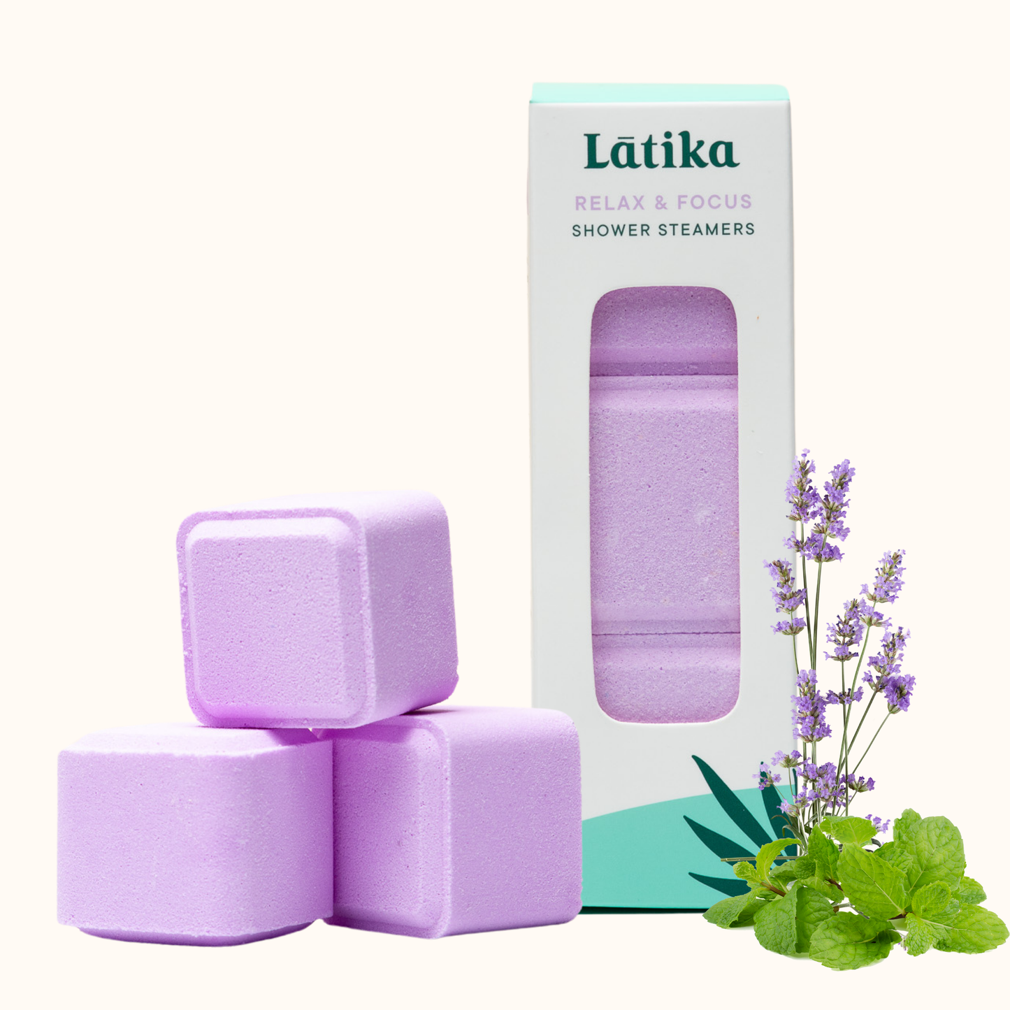 Latika Beauty - Shower Steamers 🟪 Lavender Essential Oil 🟪 Relax & Focus