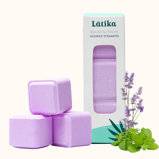 Latika Beauty - Shower Steamers 🟪 Lavender Essential Oil 🟪 Relax & Focus