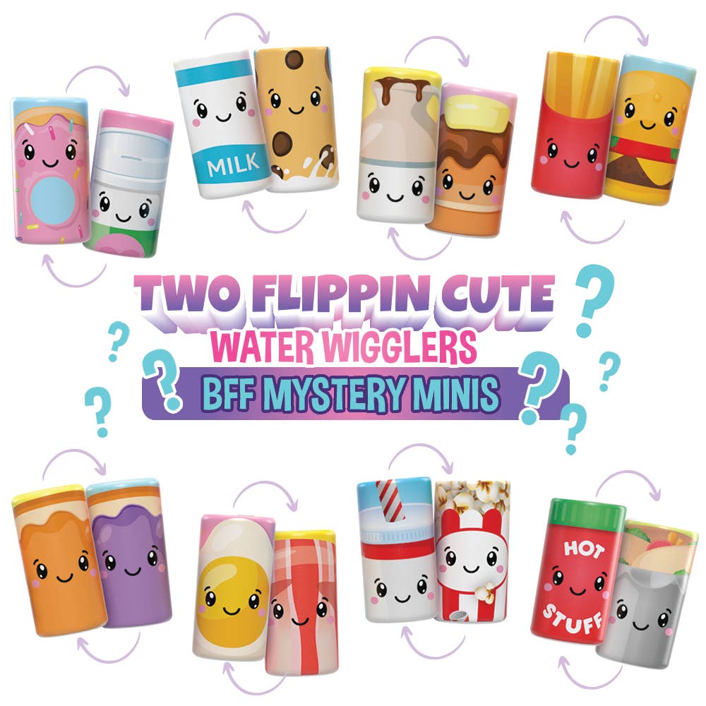 Top Trenz Inc - Two Flippin' Cute - Plush Water Wigglers BFF Mystery Minis