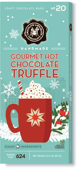 NO 20 - Milk Hot Chocolate Truffle Bar 3.5oz