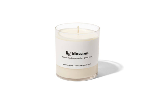 Fig Blossom Soy Candle 10.5oz Glass Jar