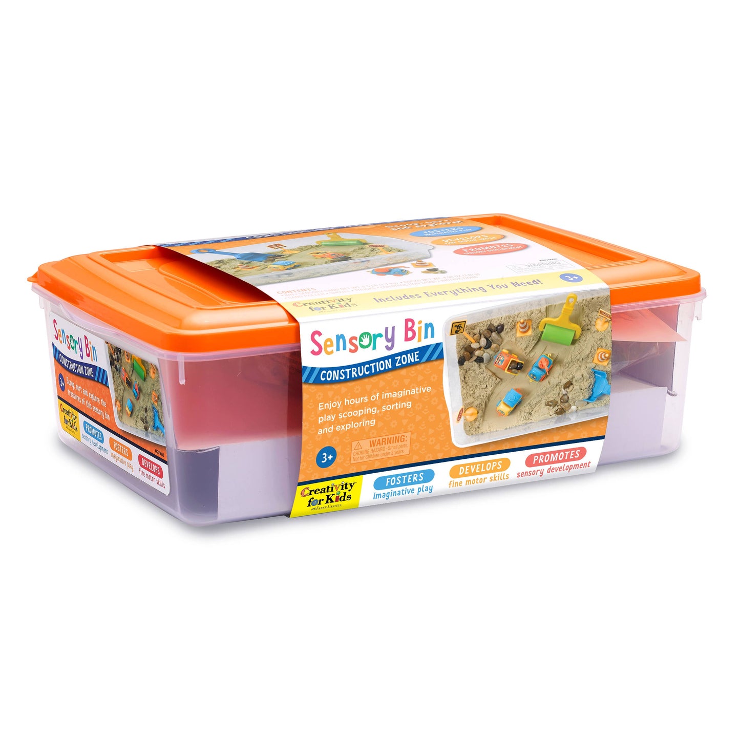 Sensory Bin Construction Zone Activity Bin