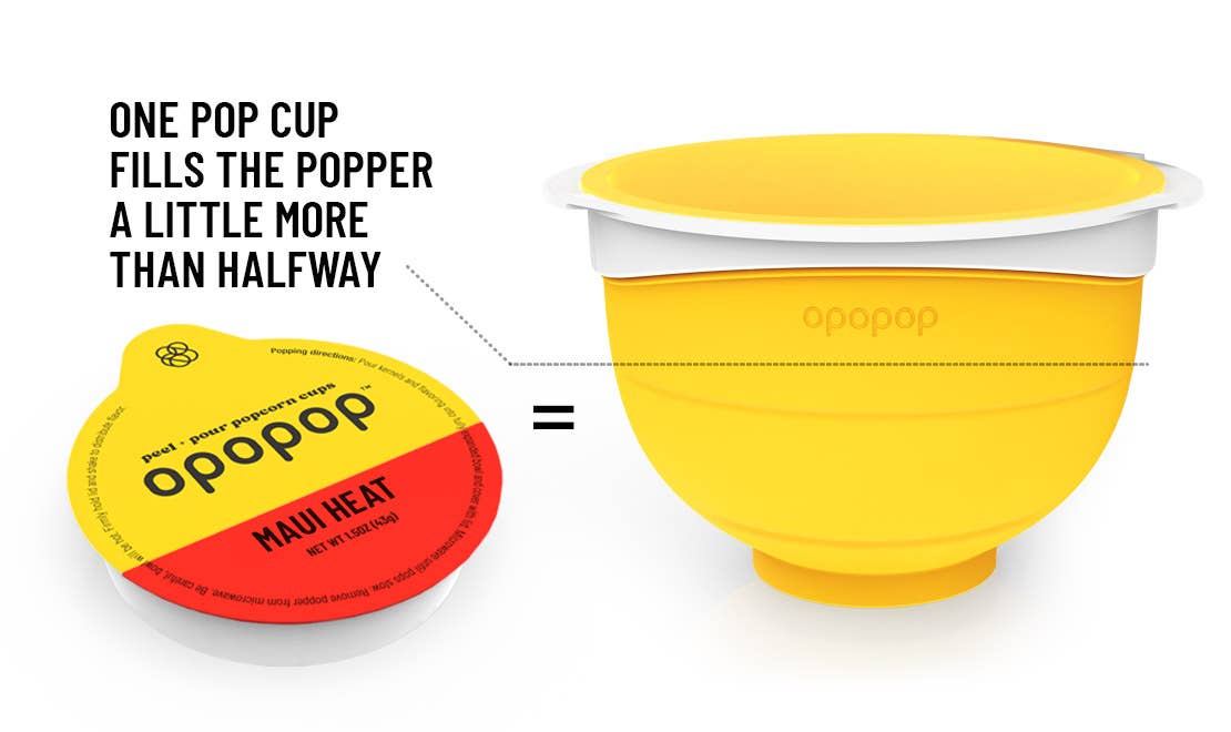 Maui Heat Pop Cups Popcorn Kernels