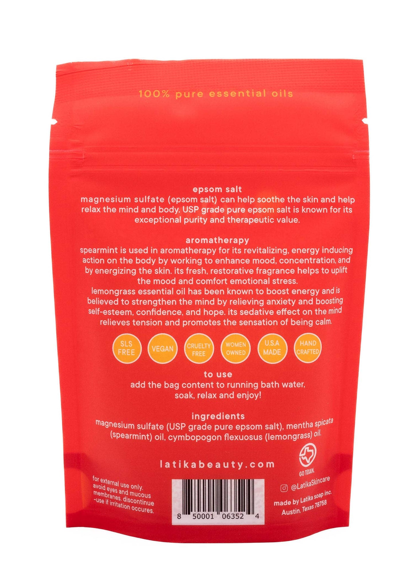 Epsom Bath Soak - Energy Boost