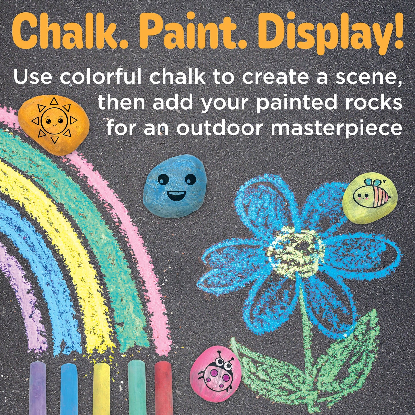Chalk and Rock Bucket Craft Kit