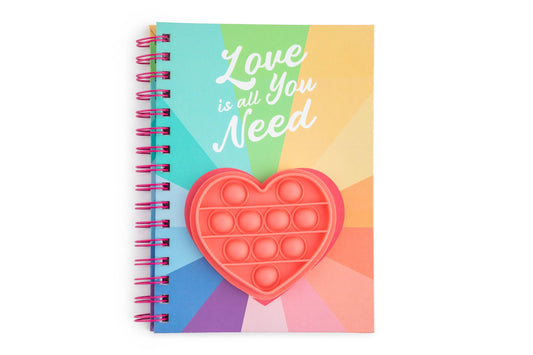 Spiral Push Pop - Love Is All You Need - Notebook