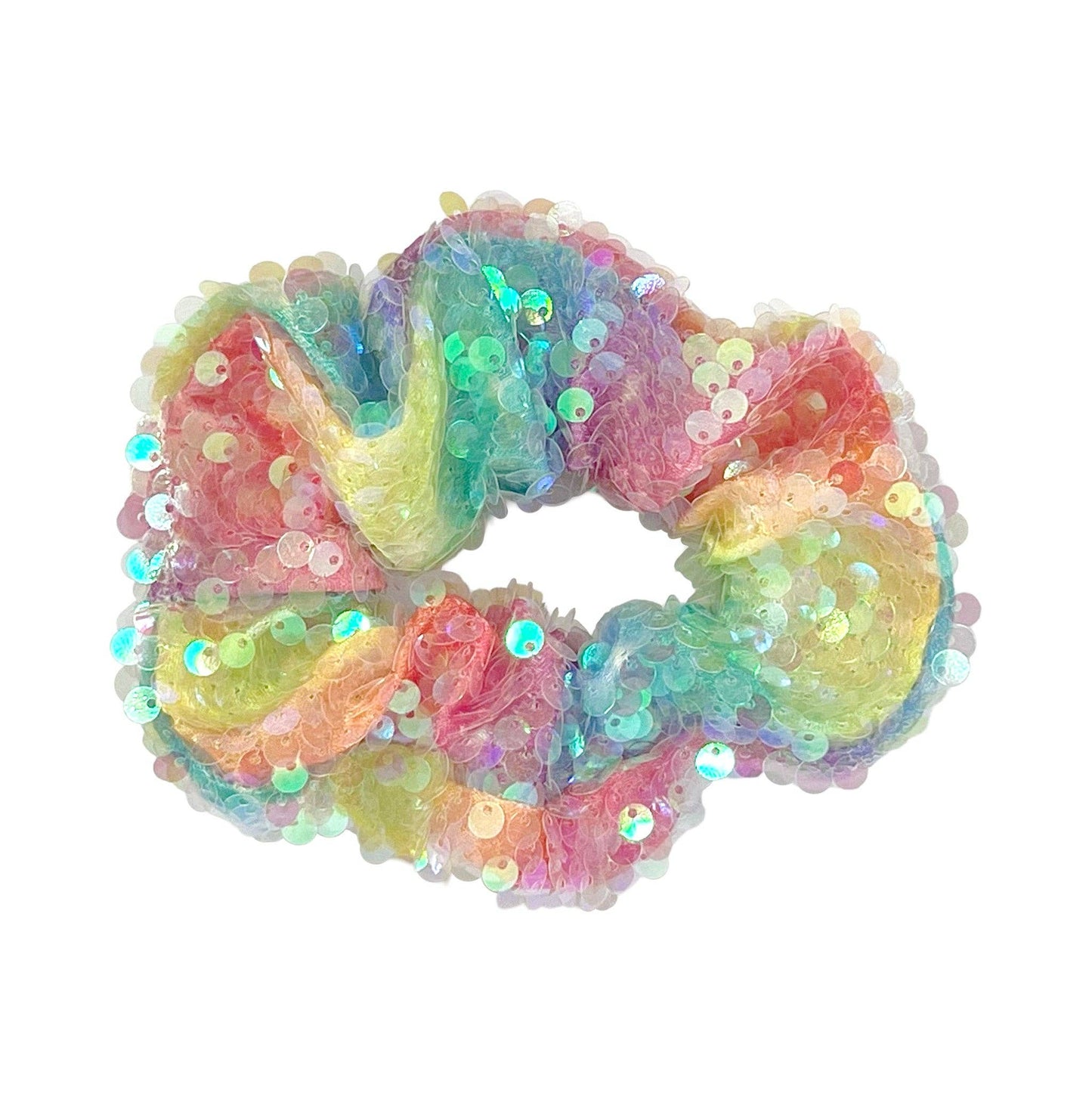 Unicorn Rainbow Sequin Srunchie
