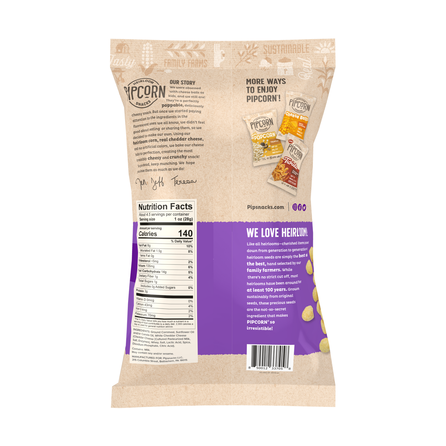 White Cheddar Cheese Balls, 4.5oz