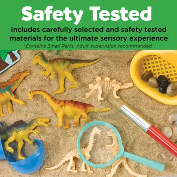 Sensory Bin Dinosaur Dig