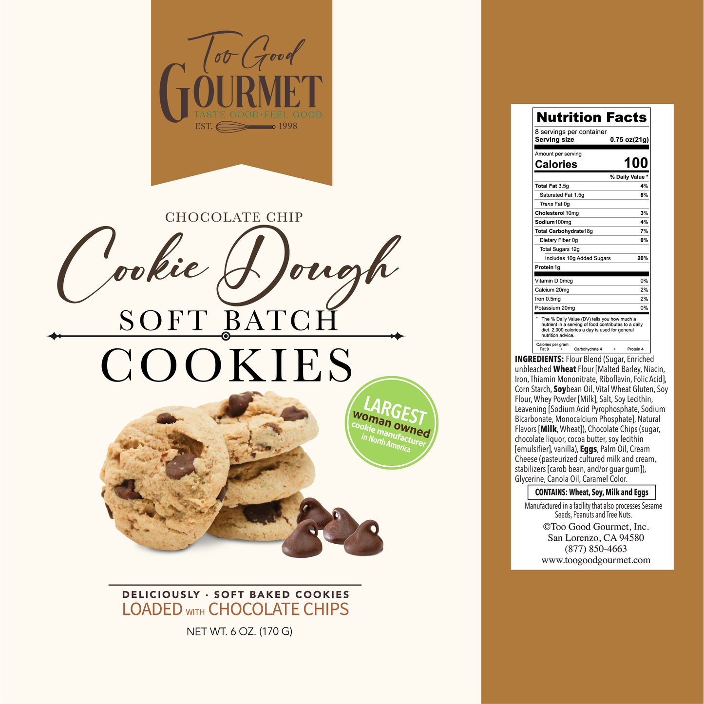 Batter Cookies: Brownie Cake Batter 6oz