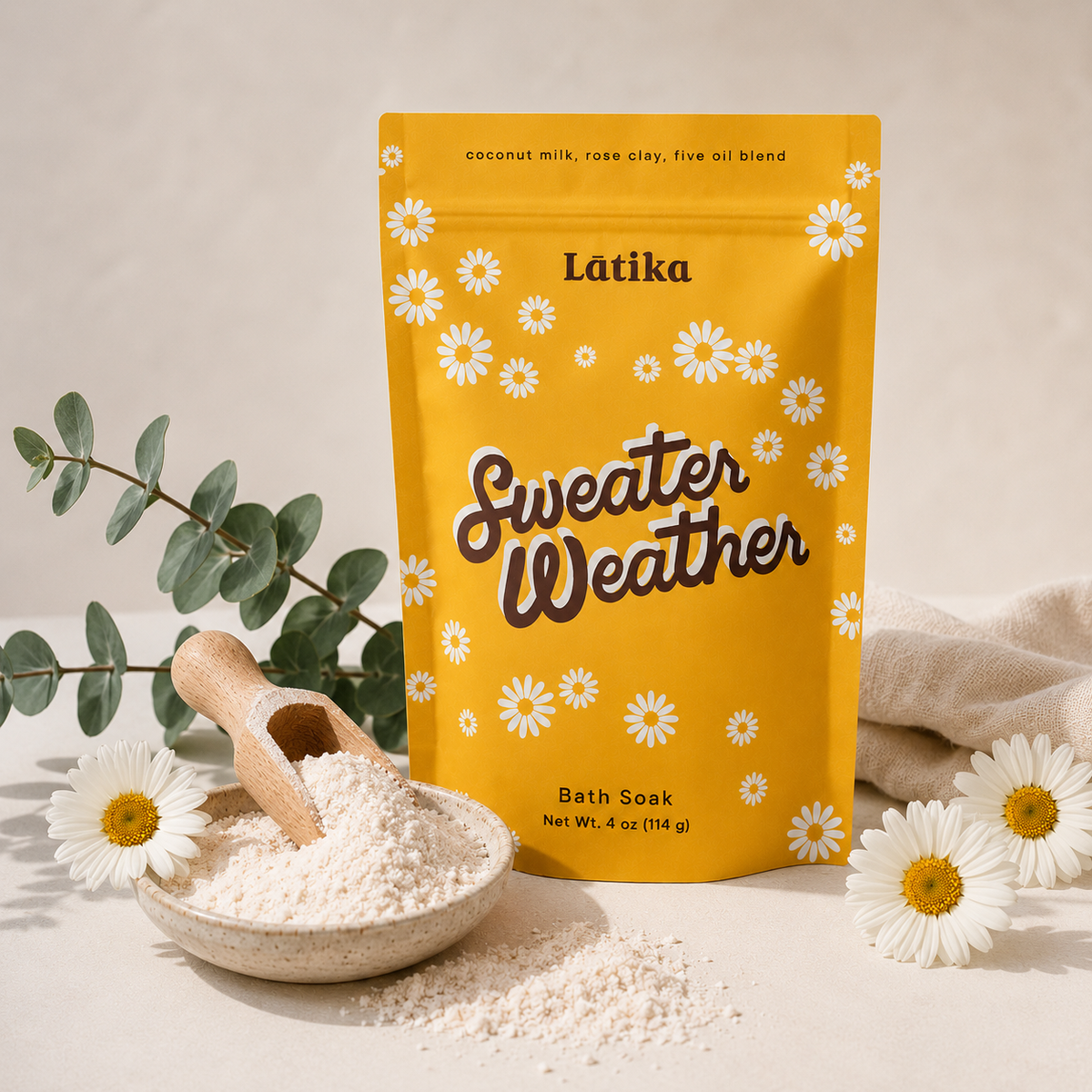 Latika Beauty - Fall Bath Salt - Fig & Amber | Sweater Weather
