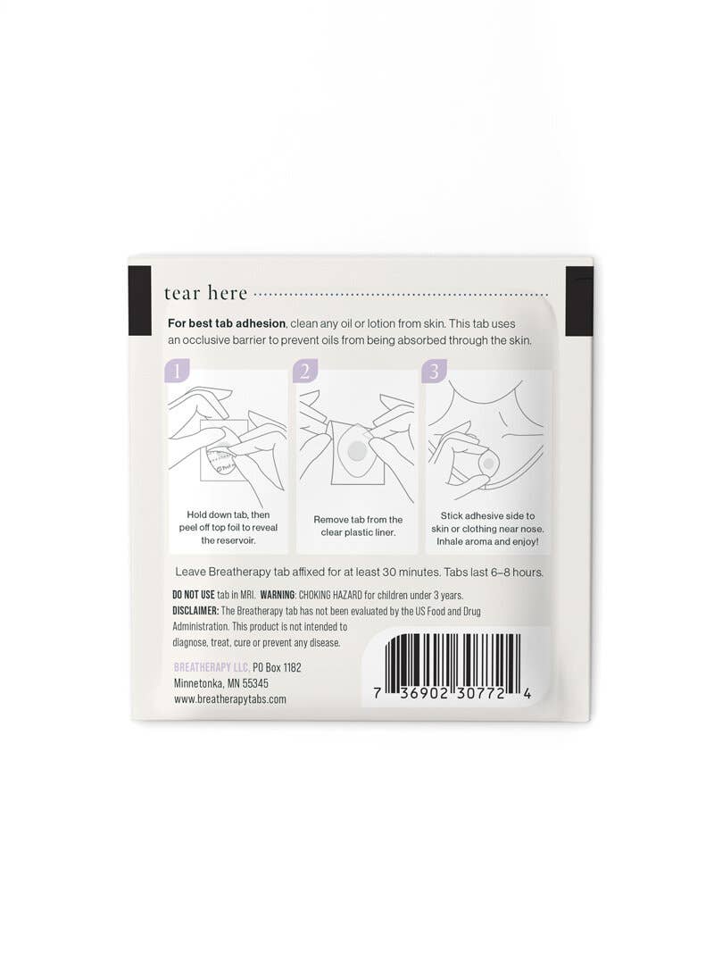 Breatherapy - BREATHE Congestion Help Aromatherapy Inhaler Patches (8pack)