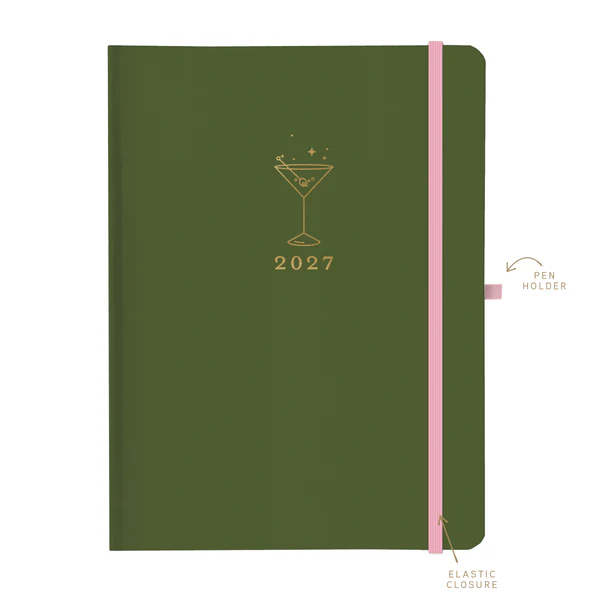 Martini 18-Month Hardbound Planner