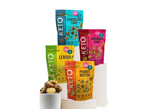 Too Good Gourmet - Keto Mini Cookies - Choco Chip, Bday, Peanut Butter, Lemon