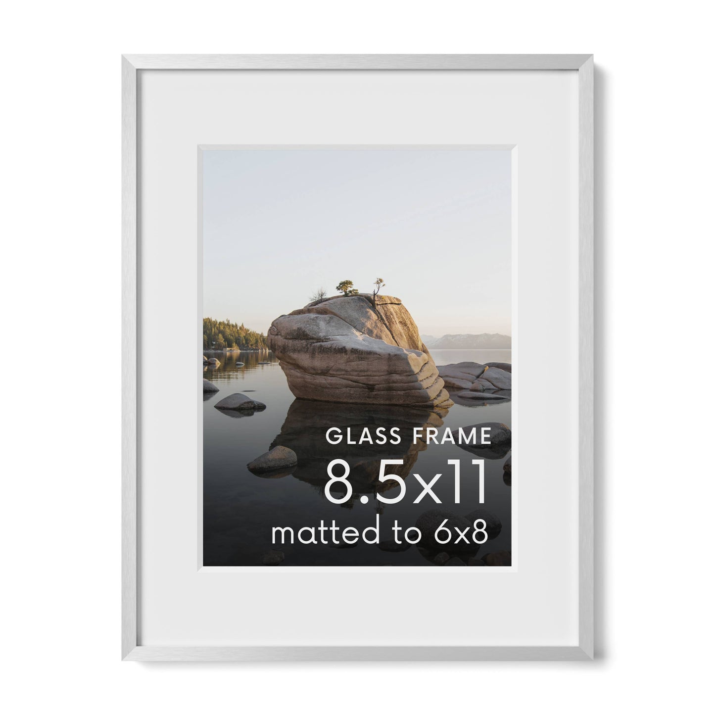 Haus and Hues - Silver Metal Frame with Glass