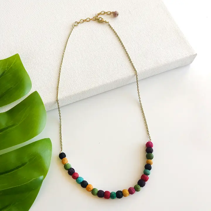 Delicate Kantha Necklace