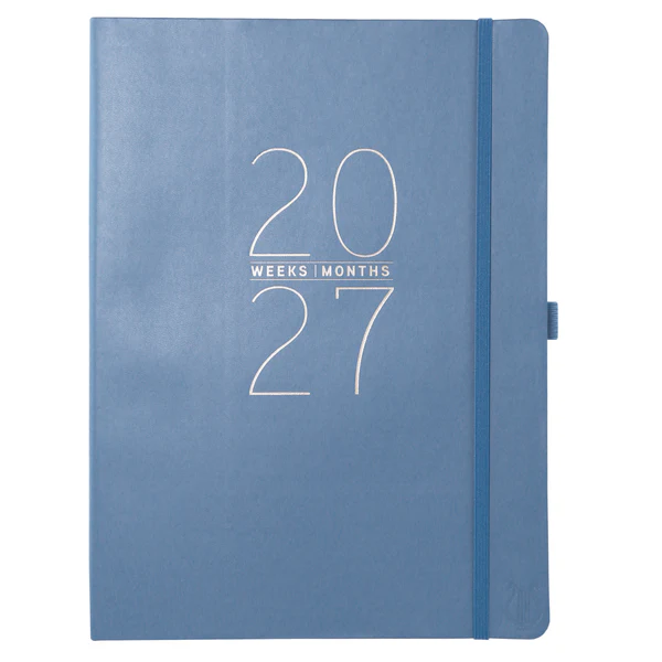Apollo Collection Blue 18-Month Vegan Leather Planner