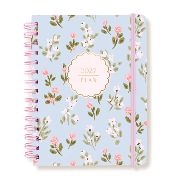 Floral 18-Month Hardbound Planner