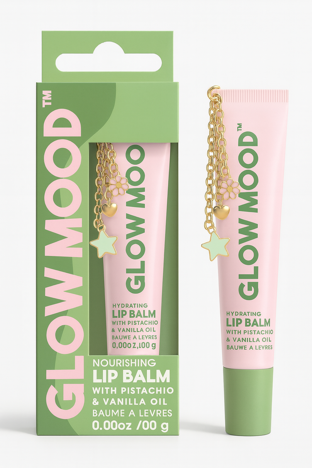 Glow Mood - Pistachio and Vanilla Lip Balm