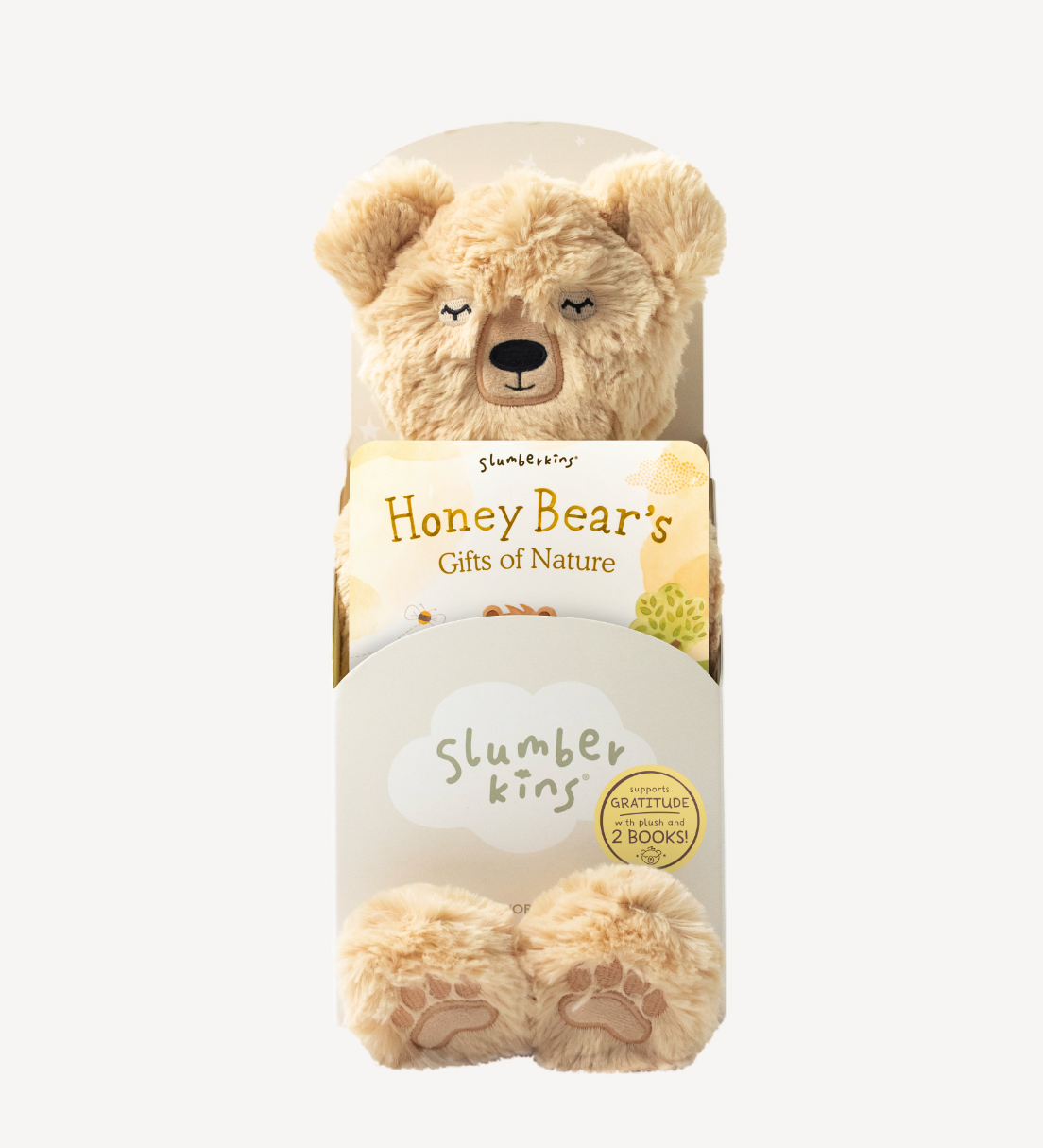 Honey Bear's Gratitude Plush Set - with 2 Books