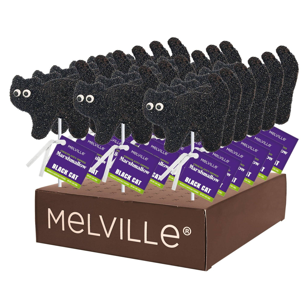 Black Cat Marshmallow Pops