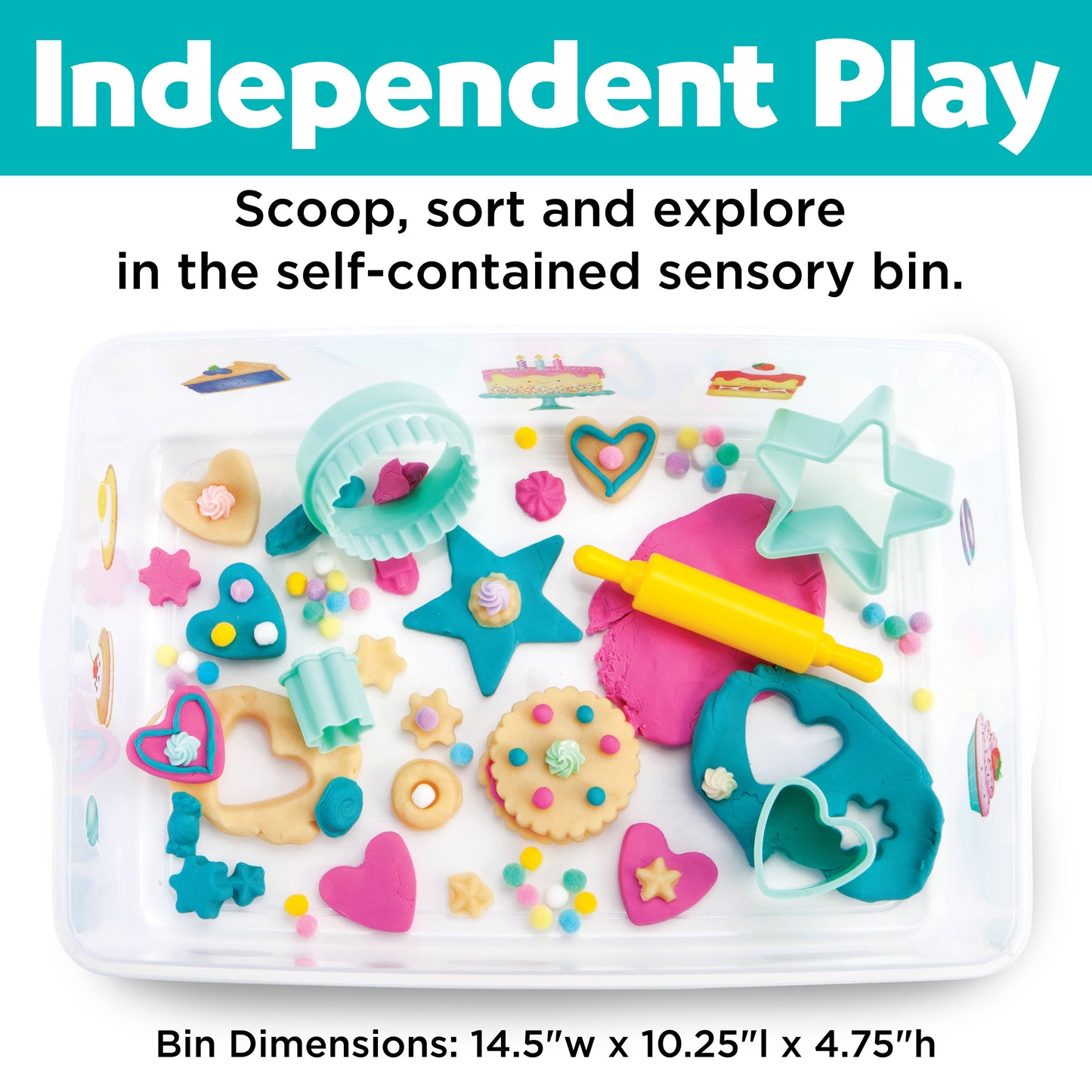 Faber-Castell / Creativity for Kids - Sensory Bin Bake Shop Activity Bin for Kids
