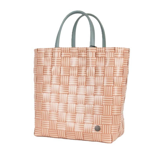 Joy Recycled Handwoven Shopper w/Inside Pocket-Copper Blush