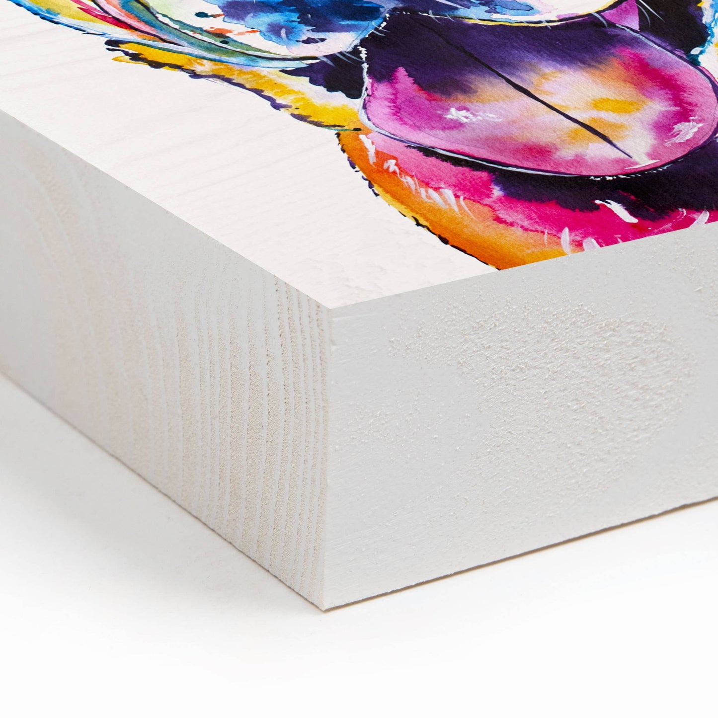 Lab Wood Block Décor