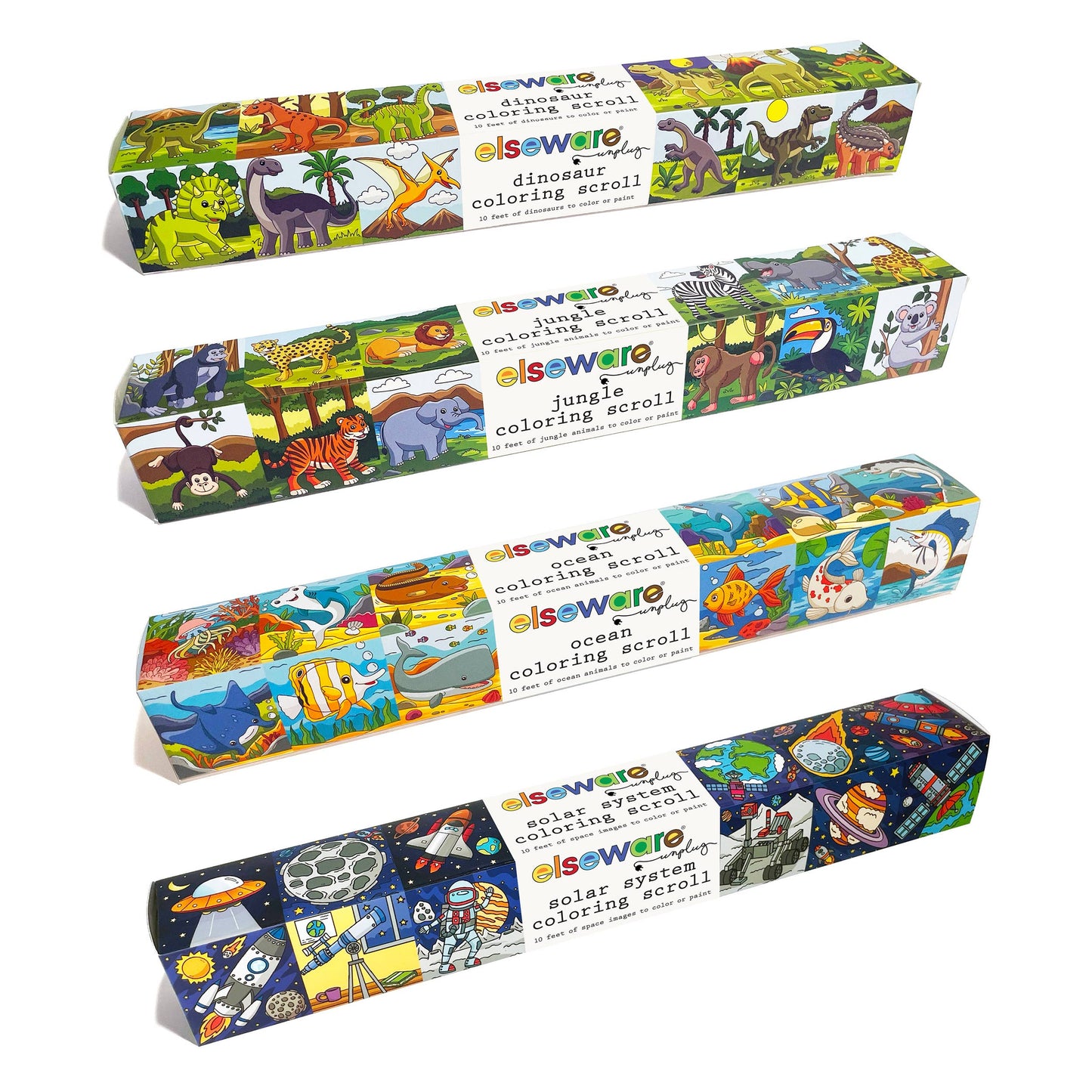 Coloring Scrolls - 10ft with Adhesive Back - Assorted Styles