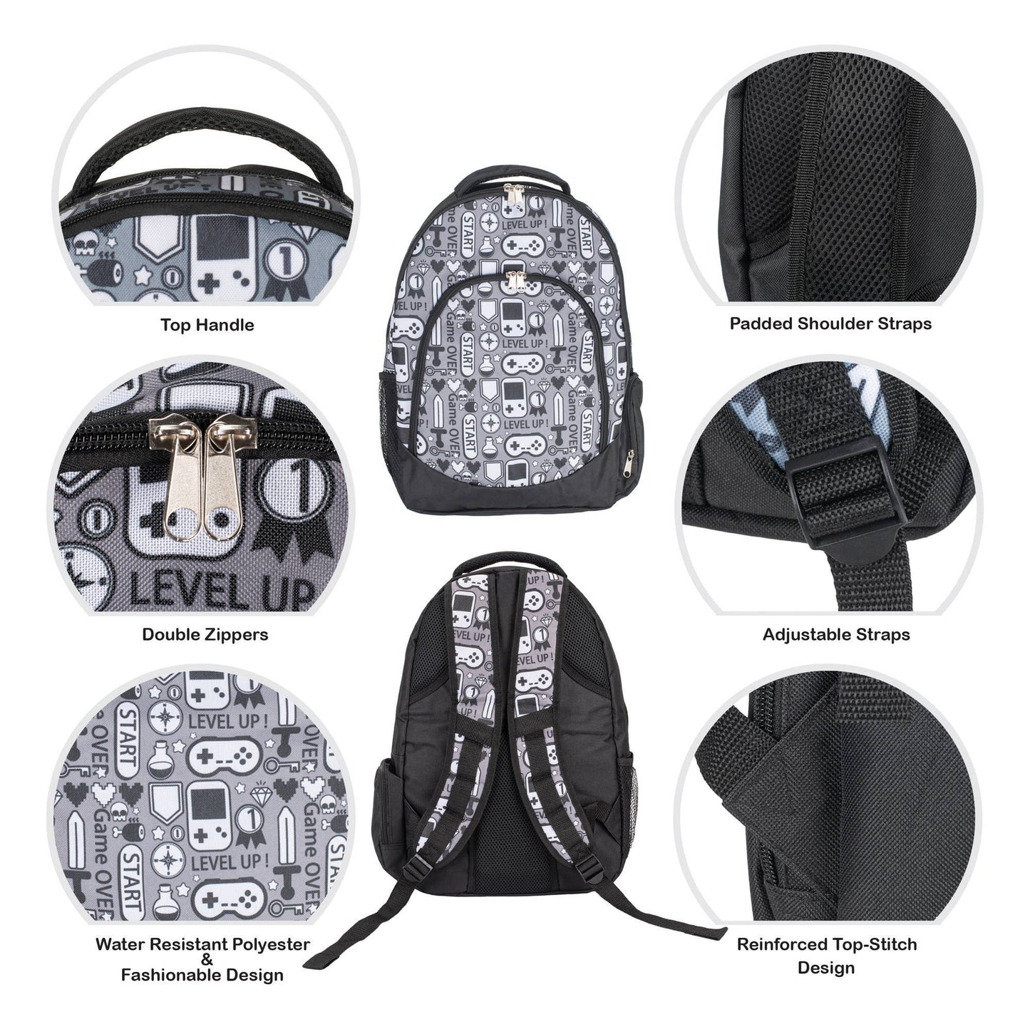 Gamer Backpack & Lunchbag Set