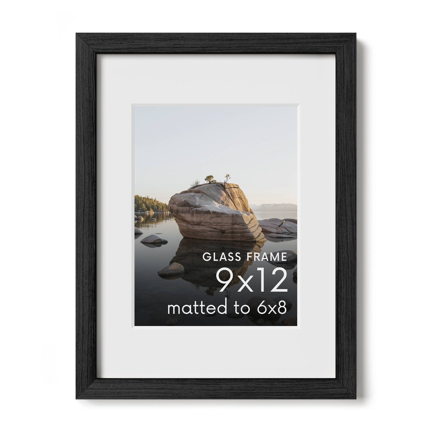 Haus and Hues - Black Oak Frame with Glass