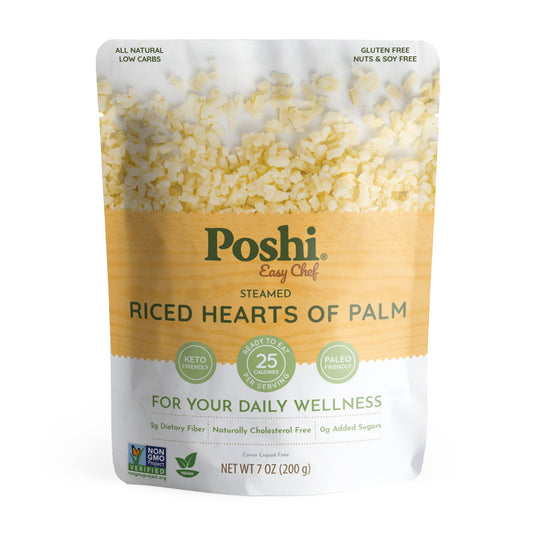 Steamed Riced Heart of Palm 7oz Bag