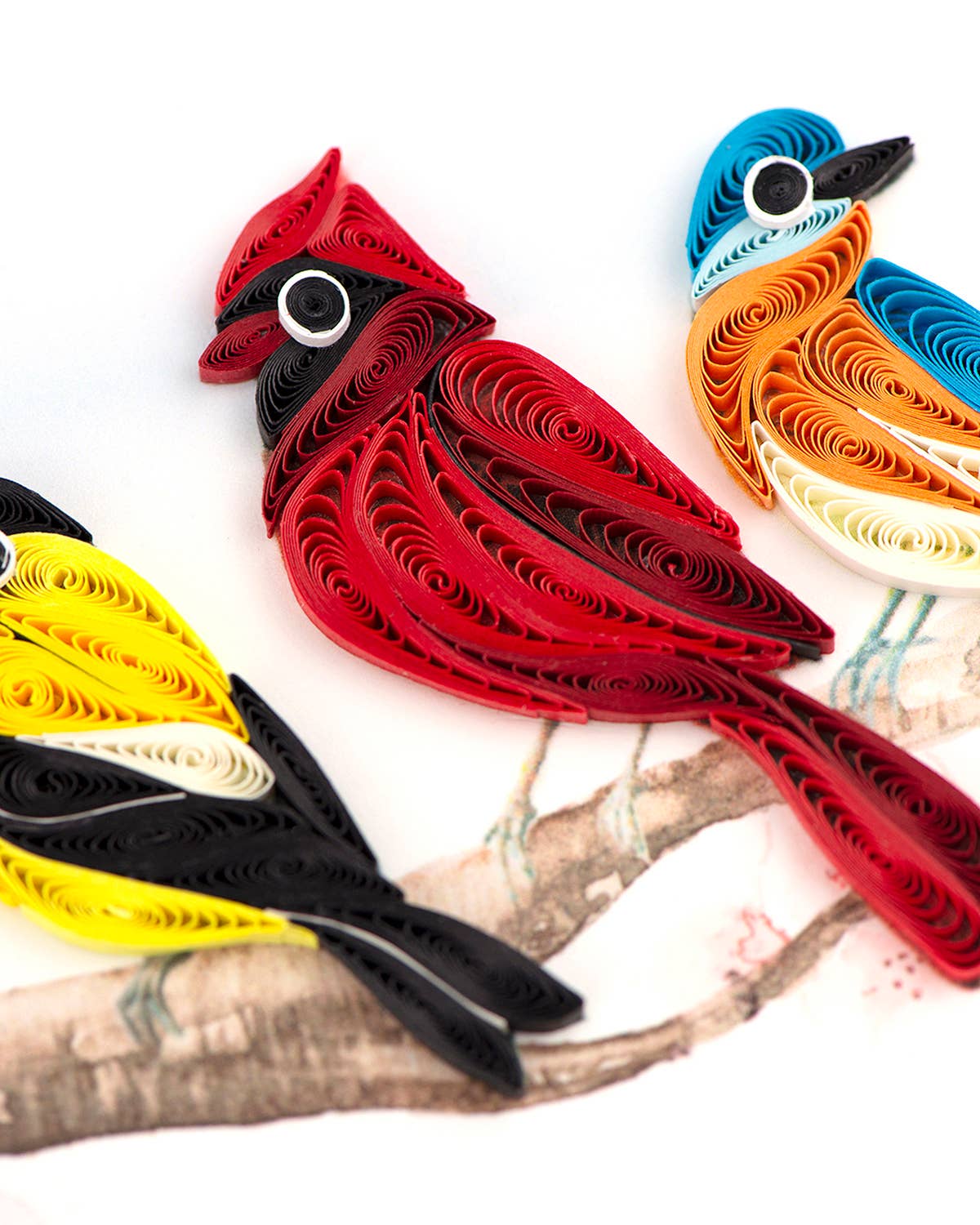 Quilling Card - Songbirds Everyday Quilled Greeting Card