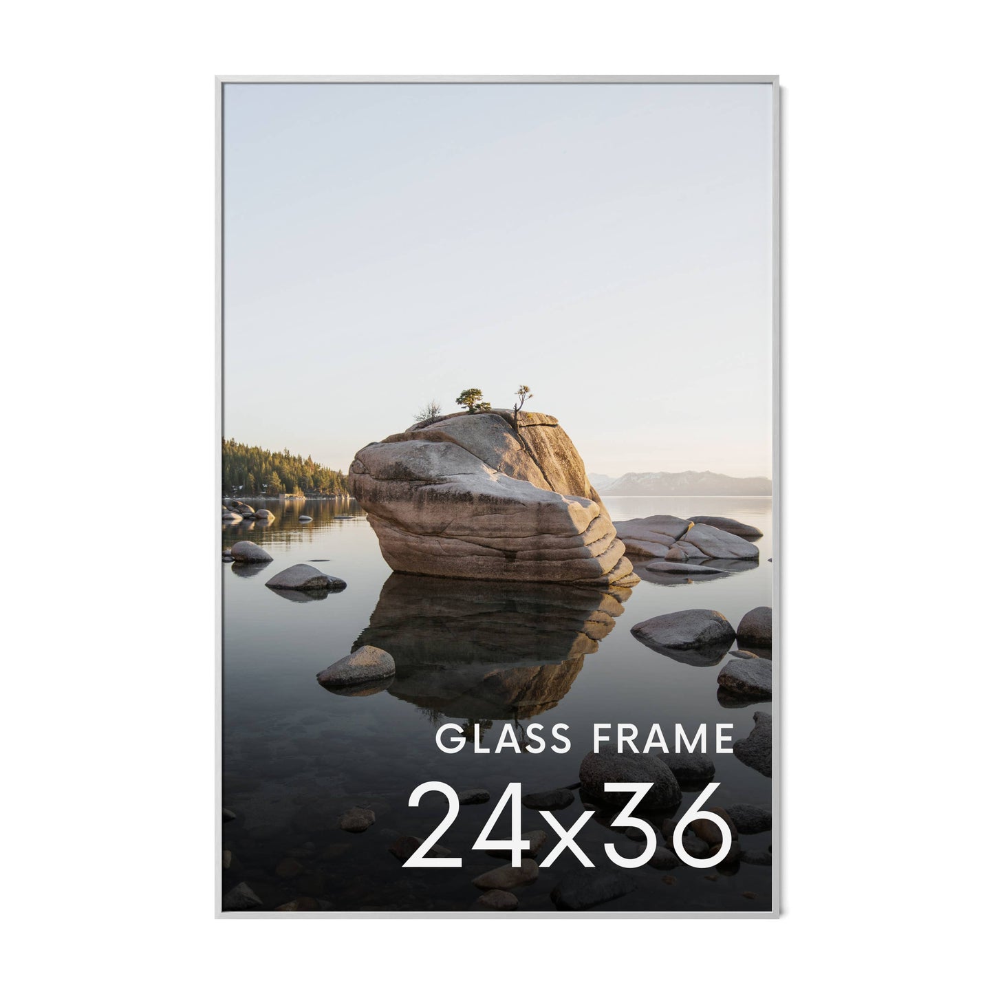 Haus and Hues - Silver Metal Frame with Glass